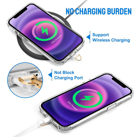 Purple Premium Phone Lanyard – Universal Case-Friendly Strap