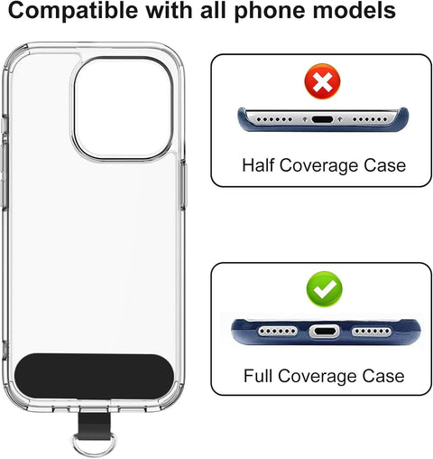 Purple Premium Phone Lanyard – Universal Case-Friendly Strap