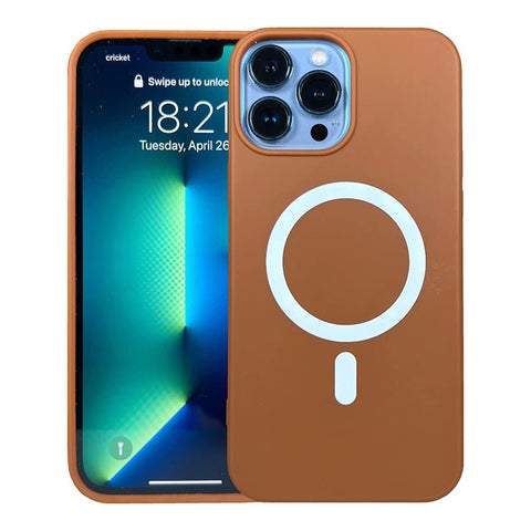 iPhone 13 Pro Magsafe Case, Magnetic iPhone Case for iPhone 13 Pro - Brown
