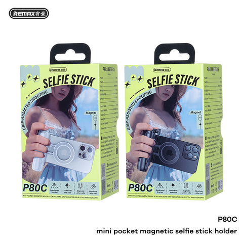 Magnetic Selfie Tripod with Detachable Remote – Mini Phone Stand