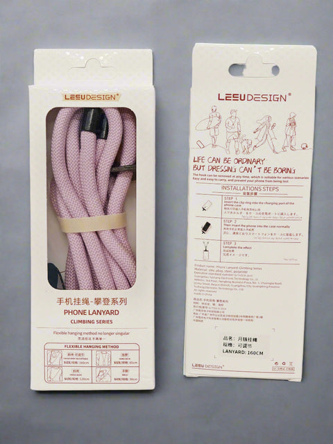 Light Pink Adjustable Phone Strap – Soft, Strong & Universal