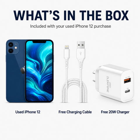 Apple iPhone 12 128GB - Blue (Used, Excellent Conditions)