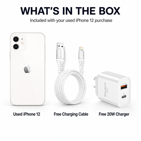 Apple iPhone 12 128GB - White (Used, Excellent Conditions)