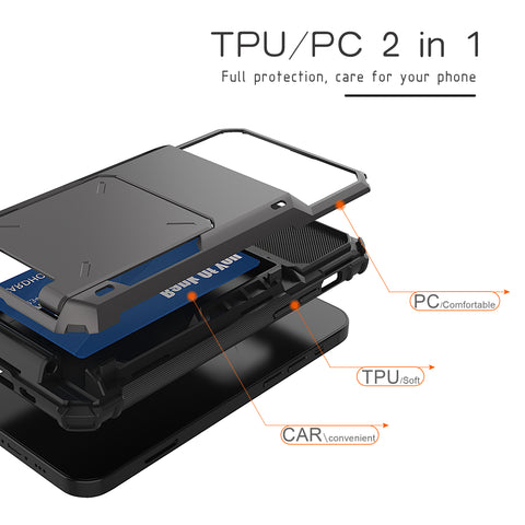 iPhone 13 case with secure card slot for everyday use