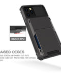 Slim iPhone 13 case with card slot, holds up to 5 cards