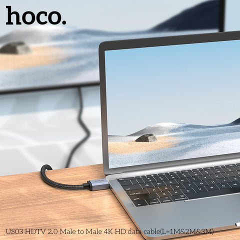 4K Premium HDMI Cable (HOCO US03) - Easy Gadgets