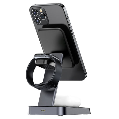 ACEFAST 3-in-1 Wireless Charging Stand for iPhone, AirPods and Apple Watch E3 - Easy Gadgets