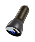 ACEFAST Fast Car Charger 63W (USB-A+USB-C) with Voltage Display - B6 - Easy Gadgets
