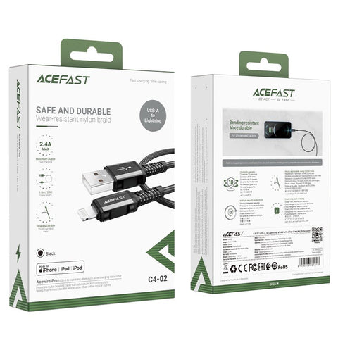 ACEFAST iPhone Charger Cable MFi Certification - C4-02 - Easy Gadgets