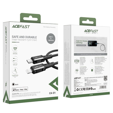 ACEFAST iPhone Fast Charger Cable MFi Certification - C4-01 - Easy Gadgets