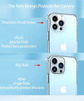 Apple iPhone 12 Pro clear case with edge protection.