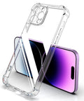 Clear case for Apple iPhone 14 Pro Max, offering slim protection.