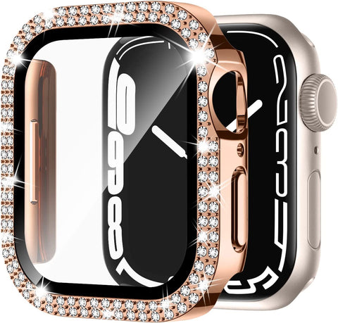 Apple Watch Case with Glitter Diamonds Decoration - Easy Gadgets
