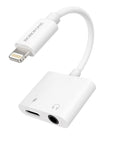 BOROFONE BV12 Lightning to 3.5mm AUX Jack Cable with Charging Port - Easy Gadgets