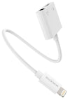 BOROFONE BV12 Lightning to 3.5mm AUX Jack Cable with Charging Port - Easy Gadgets