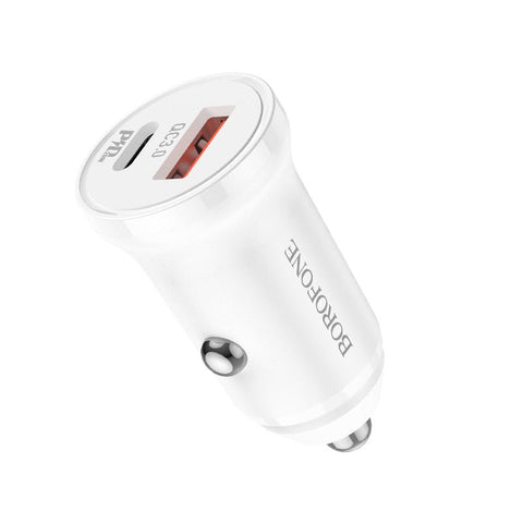 BOROFONE Fast Car Charger Dual-Port BZ18A - Easy Gadgets