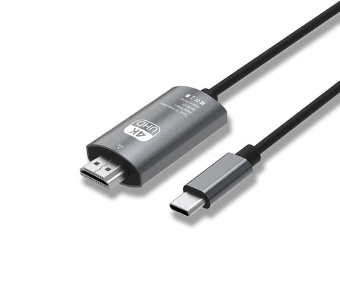 Easy Gadgets 2M USB-C to HDMI Cable 4K@60Hz Resolution Type-C to HDMI Cable - Easy Gadgets