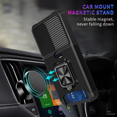 EASY GADGETS Galaxy S10 Rugged Phone Case with Cardholder and Kickstand - Easy Gadgets