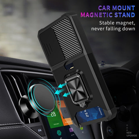 EASY GADGETS Galaxy S20 FE Rugged Phone Case with Cardholder and Kickstand - Easy Gadgets