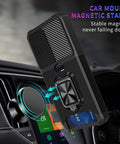 EASY GADGETS Galaxy S22 Rugged Phone Case with Cardholder and Kickstand - Easy Gadgets