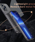 EASY GADGETS iPhone 11 Pro Max Carbon Fiber Texture Phone Case with Magnetic Ring - Easy Gadgets