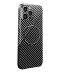 EASY GADGETS iPhone 11 Pro Max Carbon Fiber Texture Phone Case with Magnetic Ring - Easy Gadgets