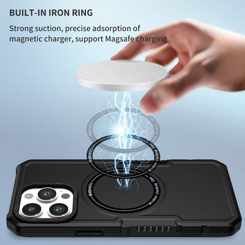 EASY GADGETS iPhone 12 Pro Shockproof phone case with Magnetic Ring - Easy Gadgets