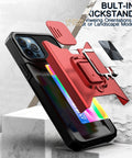 EASY GADGETS iPhone 13 Pro Max Rugged Phone Case with Cardholder and Kickstand - Easy Gadgets