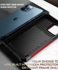 EASY GADGETS iPhone 13 Pro Max Rugged Phone Case with Cardholder and Kickstand - Easy Gadgets