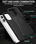 EASY GADGETS iPhone 13 Pro Shockproof Phone Case with Magnetic Ring - Easy Gadgets