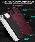 EASY GADGETS iPhone 13 Shockproof phone case with Magnetic Ring - Easy Gadgets