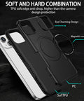 EASY GADGETS iPhone 13 Shockproof phone case with Magnetic Ring - Easy Gadgets