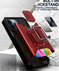 EASY GADGETS iPhone 14 Pro Rugged Phone Case with Cardholder and Kickstand - Easy Gadgets