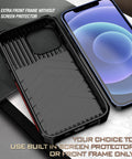 EASY GADGETS iPhone 14 Rugged Phone Case with Cardholder and Kickstand - Easy Gadgets