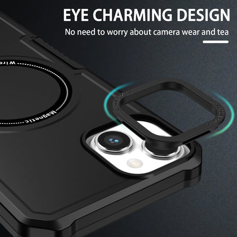 EASY GADGETS iPhone 14 Shockproof Phone Case with Magnetic Ring - Easy Gadgets