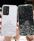 Slim Samsung Galaxy A13 5G case with embedded glitter