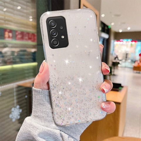 Flexible sparkle case for Galaxy S20 FE with laser-cut precision.