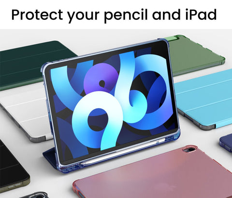 iPad Case with Soft Back and Pencil Holder for iPad 5th, 6th Gen, iPad Air 1st Gen iPad Pro 9.7 - Easy Gadgets