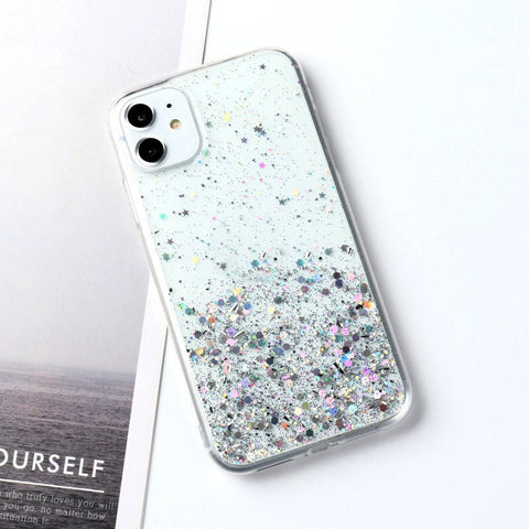 Sparkle glitter case for iPhone 11, slim and protective