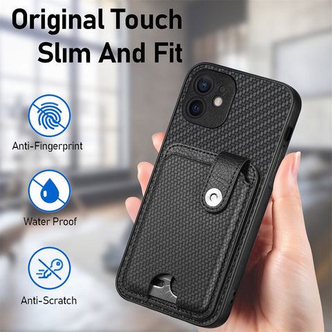 iPhone 11 Phone Case with RFID Blocking Card Holder - Easy Gadgets