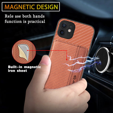 iPhone 11 Phone Case with RFID Blocking Magnetic Card Holder - Easy Gadgets