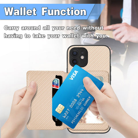 iPhone 11 Phone Case with RFID Blocking Magnetic Card Holder - Easy Gadgets