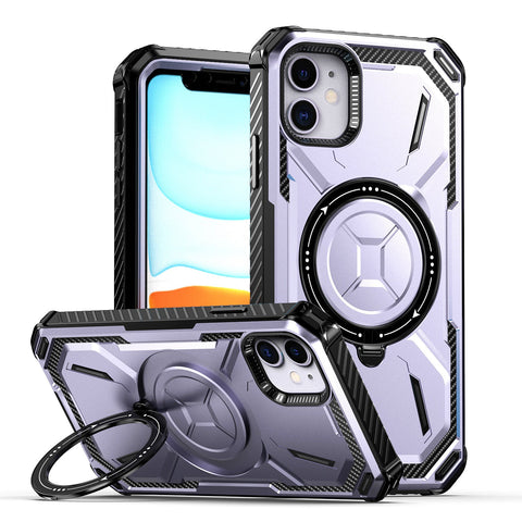 iPhone 11 Rugged Phone Case with Built-in Kickstand, Magsafe Wireless Charging Compatible - Easy Gadgets