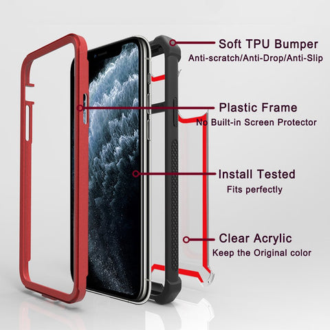 iPhone 11 Rugged Phone Case with Raised Protective Frame - Easy Gadgets