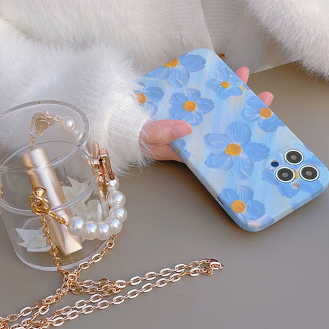 iPhone 12 Phone Case with Daisy Flower Design - Easy Gadgets