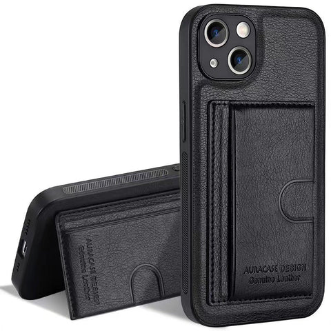 iPhone 13 Case with Card Holder and Kickstand Feature - Easy Gadgets