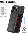 iPhone 13 Pro Max Phone Case with RFID Blocking Magnetic Card Holder - Easy Gadgets