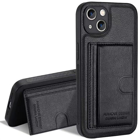 iPhone 14 Case with Card Holder and Kickstand Feature - Easy Gadgets