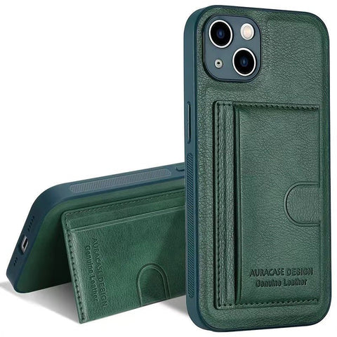 iPhone 14 Case with Card Holder and Kickstand Feature - Easy Gadgets