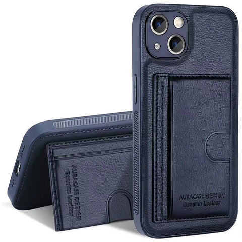 iPhone 14 Case with Card Holder and Kickstand Feature - Easy Gadgets